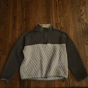 Orvis button up quarter zip